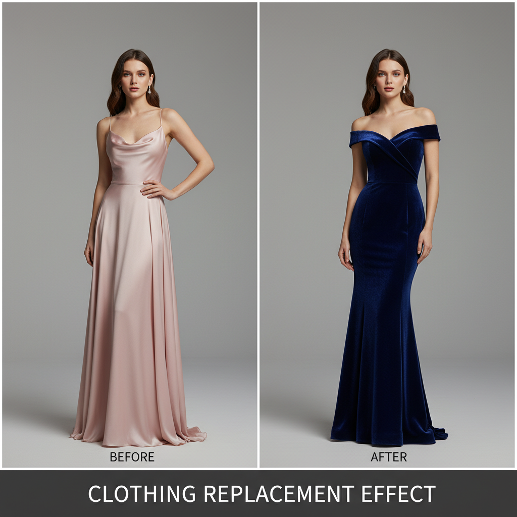AI换衣示例图