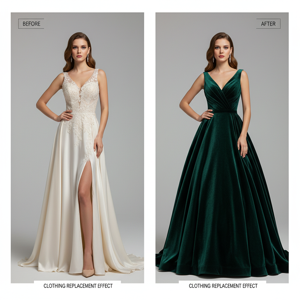 AI换衣示例图