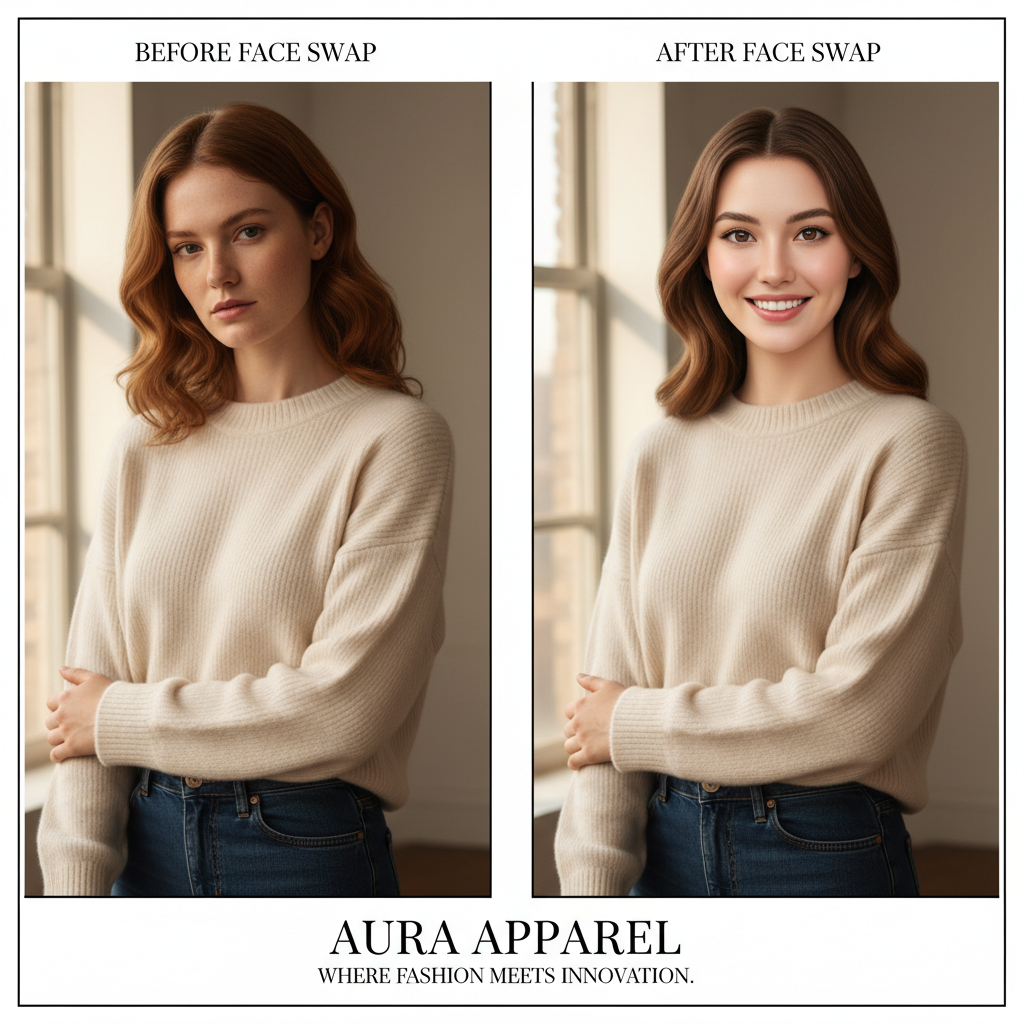 AI换脸示例图