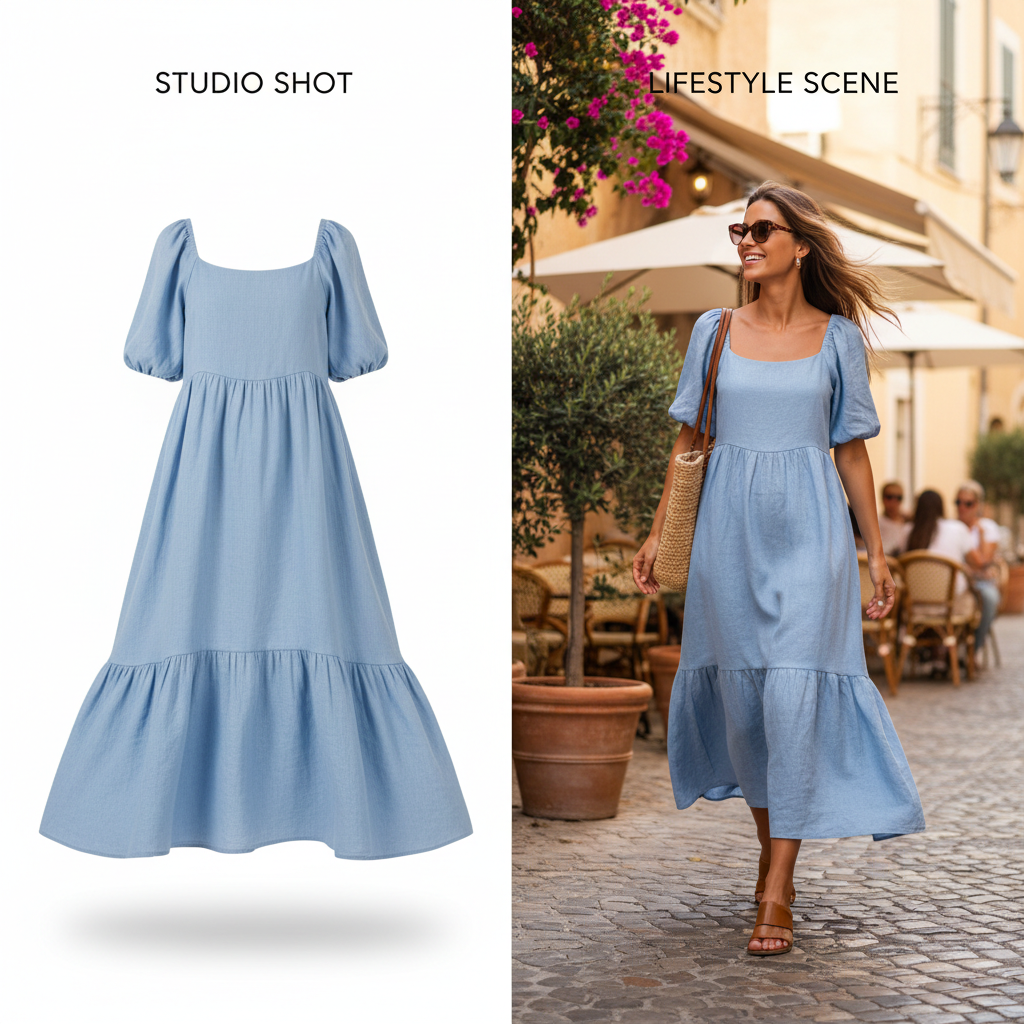 AI换背景示例图