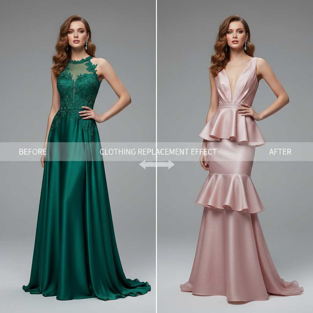 AI换衣示例图