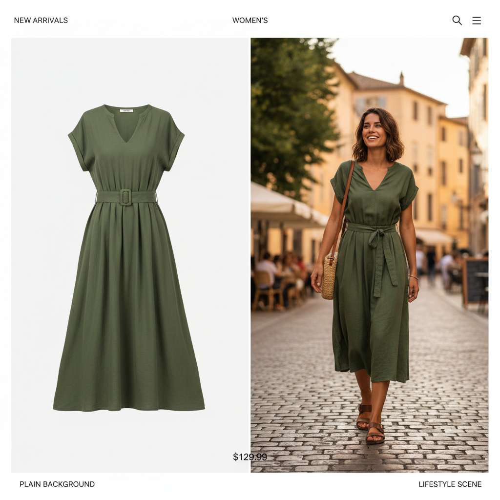 AI换背景示例图