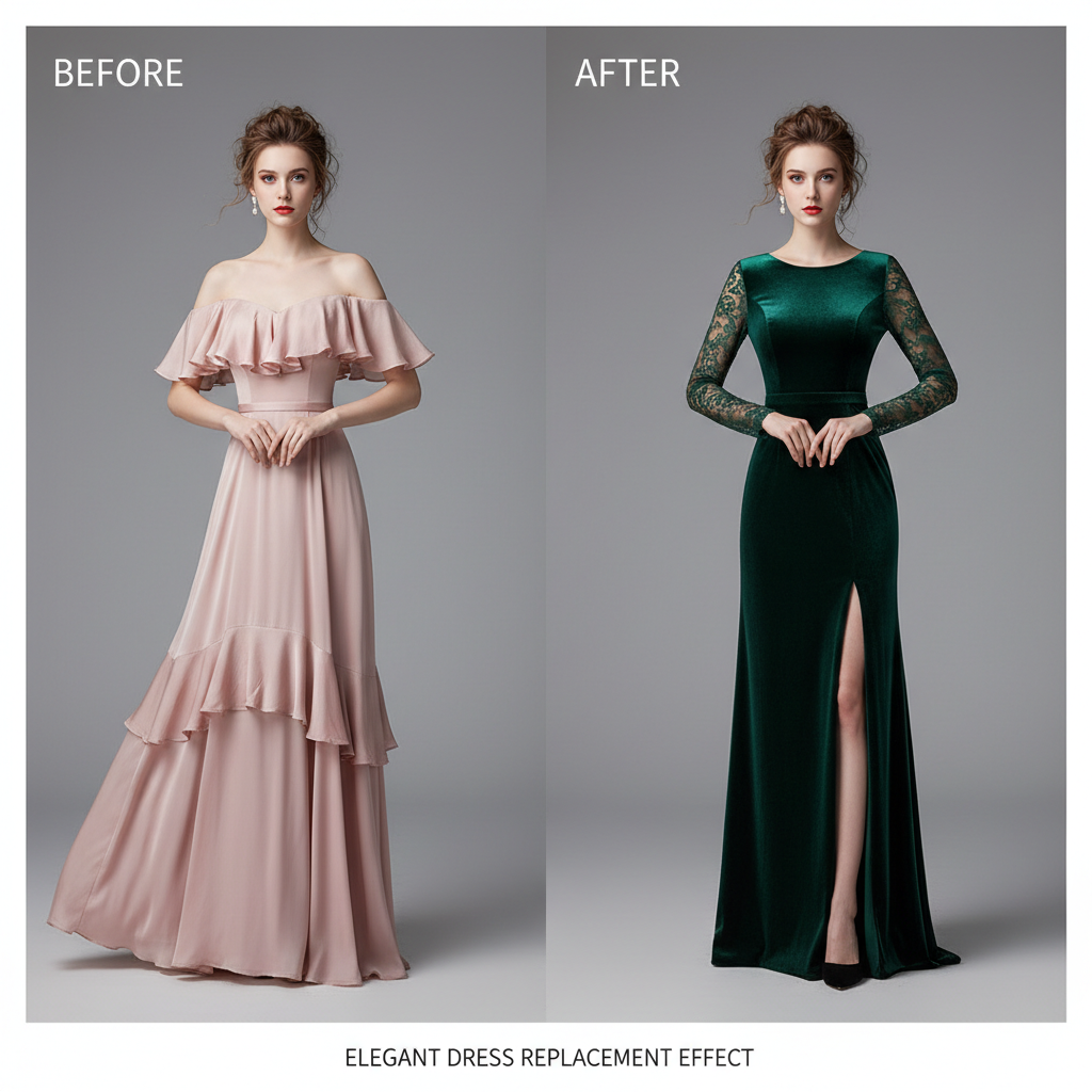 AI换衣示例图
