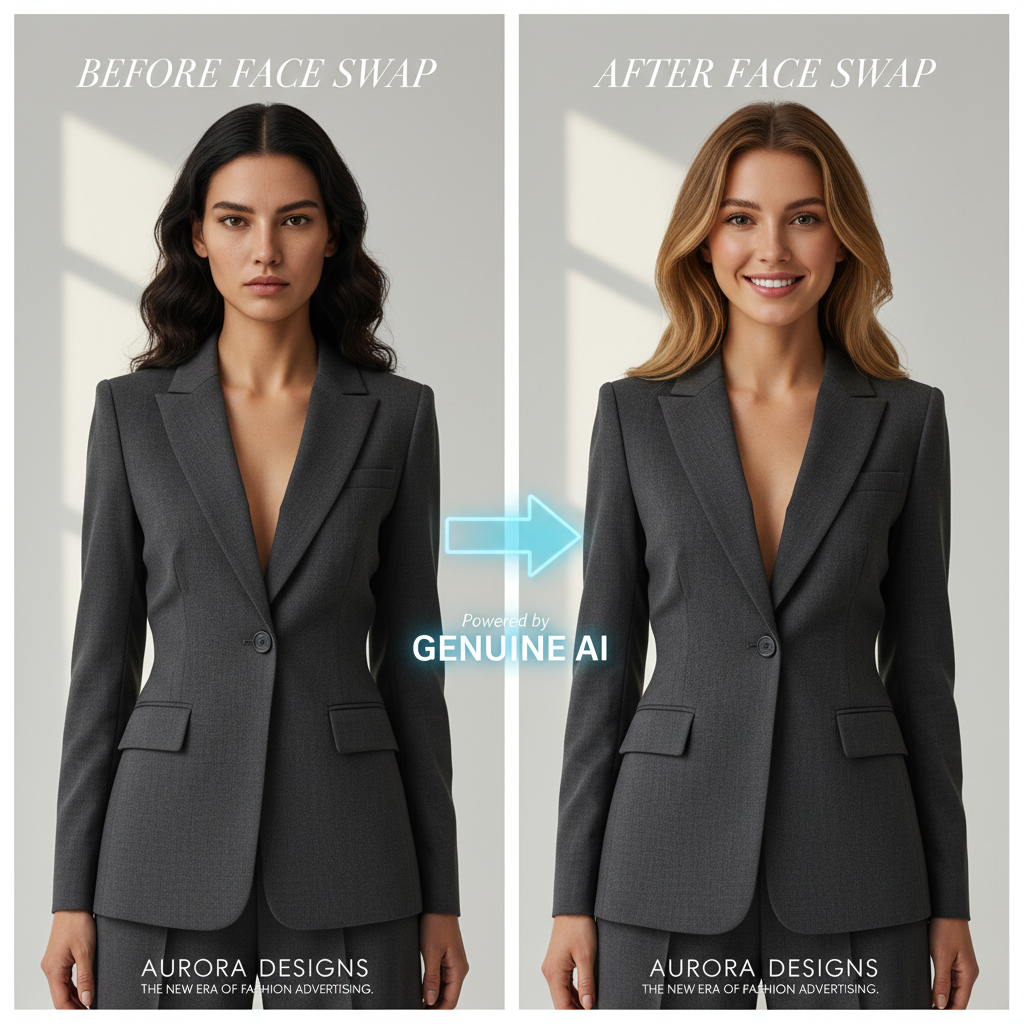 AI换脸示例图