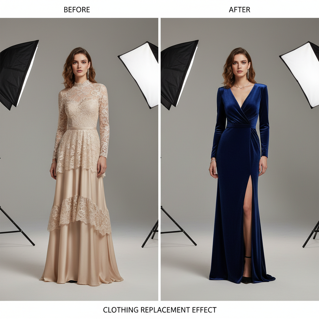 AI换衣示例图