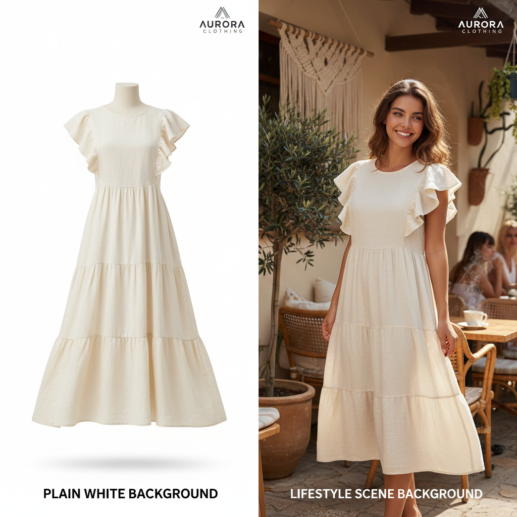 AI换背景示例图