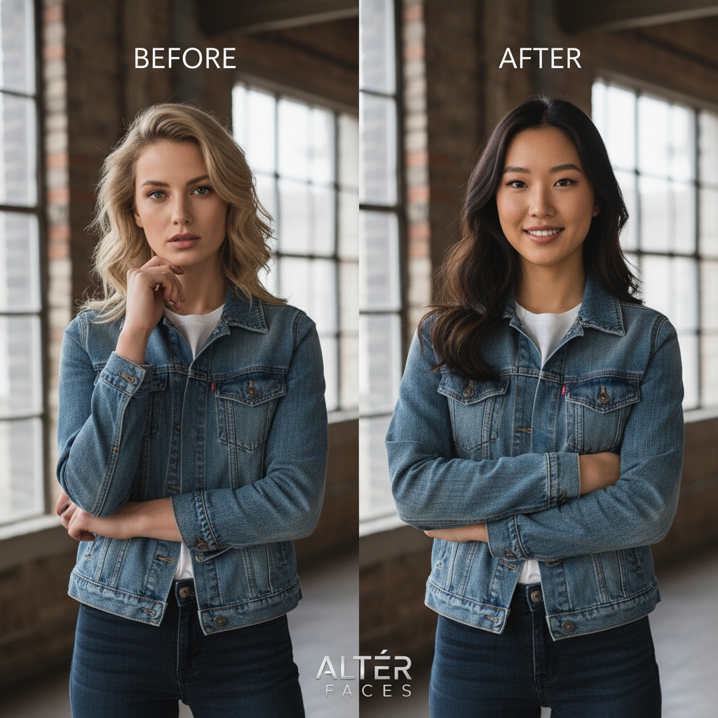 AI换脸示例图