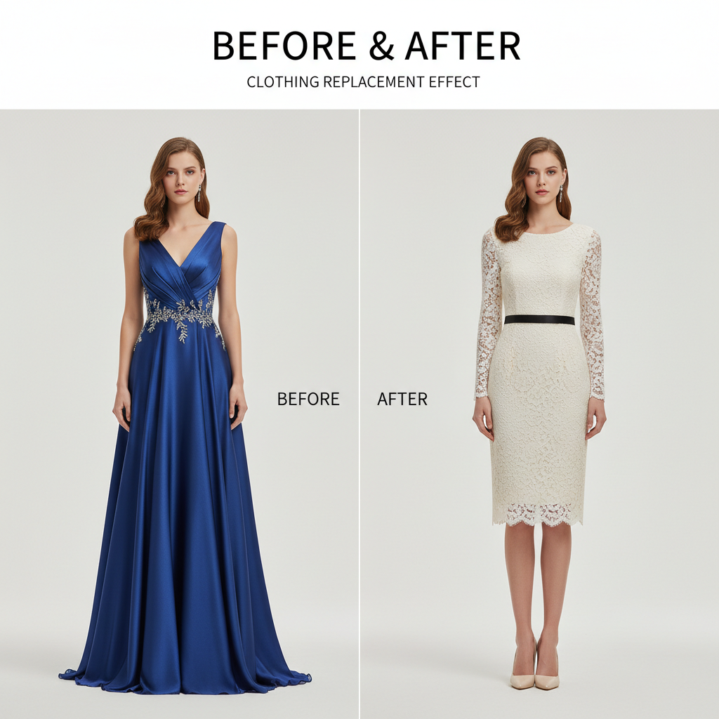 AI换衣示例图