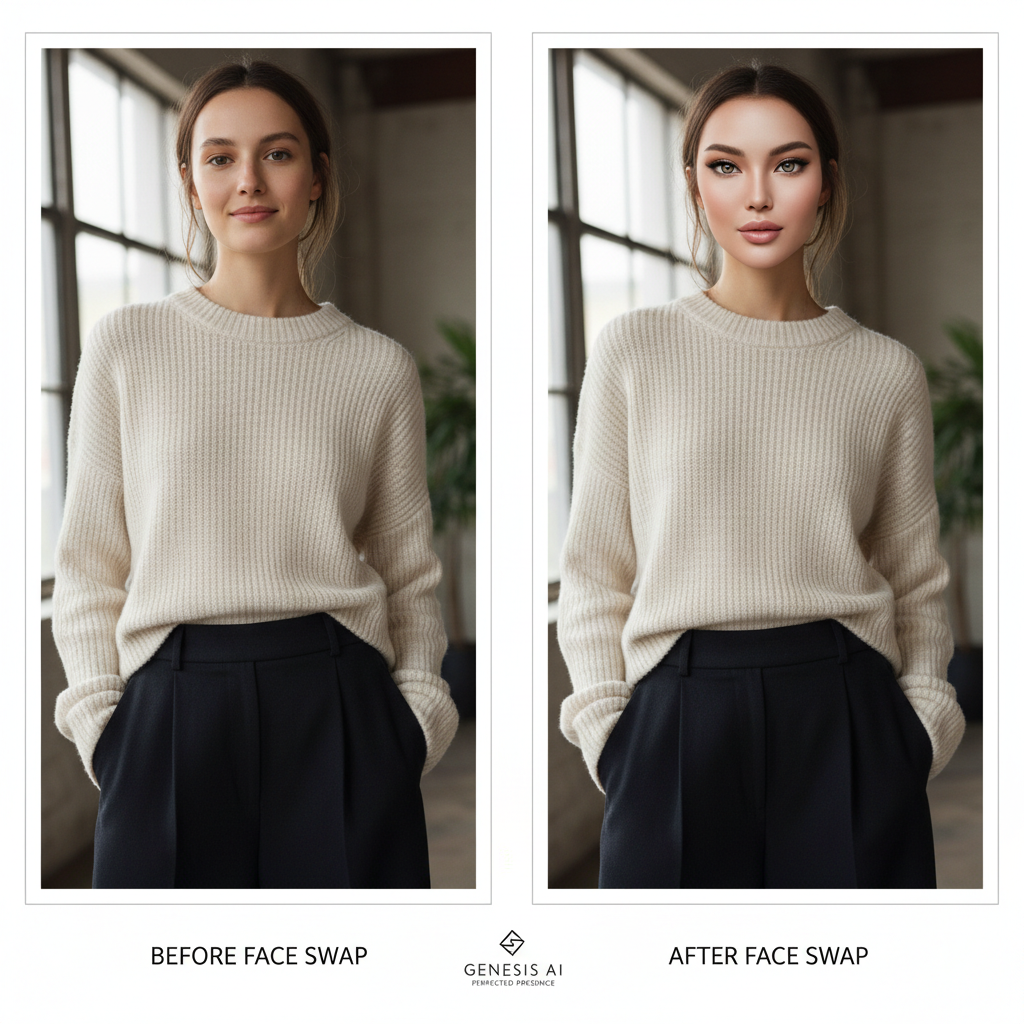 AI换脸示例图
